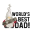 Picture of FATHERS DAY GNOME I-WORLDS BEST