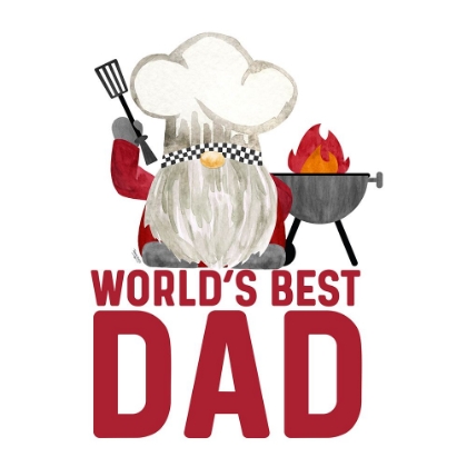 Picture of FATHERS DAY GNOME GRILL-WORLDS BEST