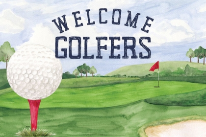 Picture of GOLF DAYS LANDSCAPE I-WELCOME