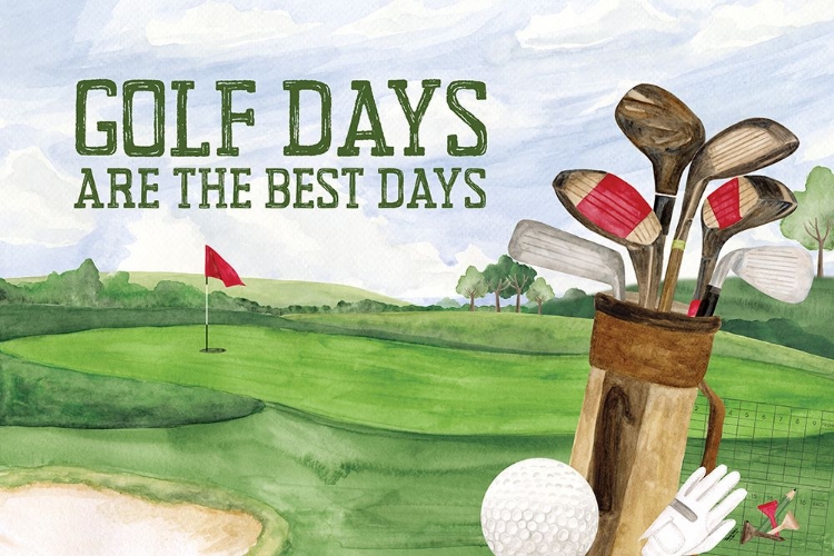 Picture of GOLF DAYS LANDSCAPE IV-BEST DAYS