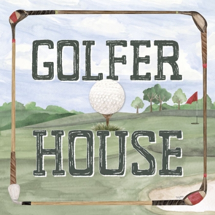 Picture of GOLF DAYS NEUTRAL IV-GOLFER HOUSE