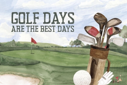 Picture of GOLF DAYS NEUTRAL LANDSCAPE IV-BEST DAYS