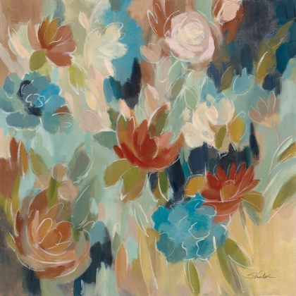 Picture of BLUE AND SIENNA FLORAL