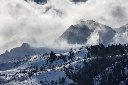 Picture of BLOWING SNOW, ELECTRIC PEAK, YELLOWSTONE NATIONAL PARK