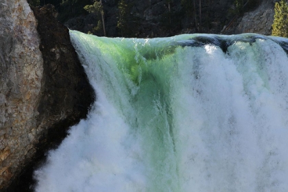 Picture of LOWER FALLS OF THE YELLOWSTONE RIVER, YELLOWSTONE NATIONAL PARK