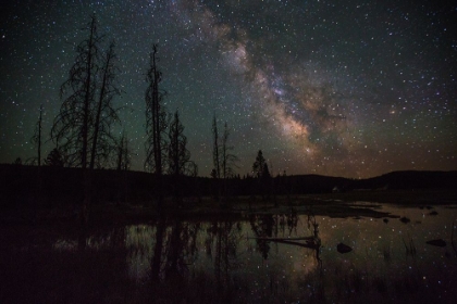 Picture of FIREHOLE LAKE DRIVE AND MILKY WAY, YELLOWSTONE NATIONAL PARK