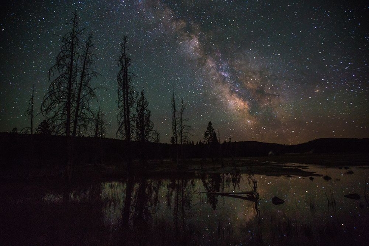 Picture of FIREHOLE LAKE DRIVE AND MILKY WAY, YELLOWSTONE NATIONAL PARK