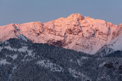 Picture of FIRST LIGHT ON ELECTRIC PEAK, YELLOWSTONE NATIONAL PARK