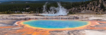 Picture of GRAND PRISMATIC SPRING PANORAMA, YELLOWSTONE NATIONAL PARK