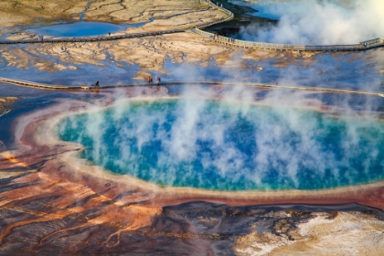 Picture of GRAND PRISMATIC SPRING, YELLOWSTONE NATIONAL PARK