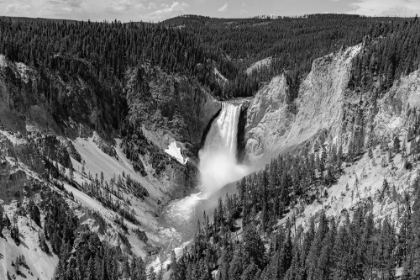 Picture of LOWER FALLS FROM LOOKOUT POINT, YELLOWSTONE NATIONAL PARK