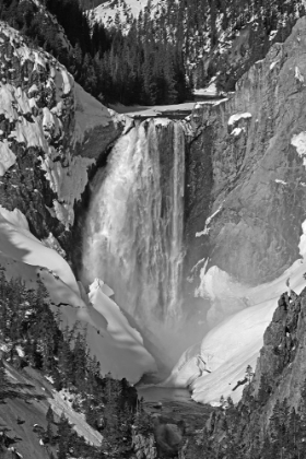 Picture of LOWER FALLS FROM ARTIST POINT, YELLOWSTONE NATIONAL PARK