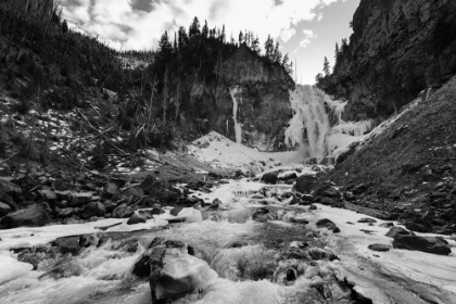 Picture of OSPREY FALLS, YELLOWSTONE NATIONAL PARK