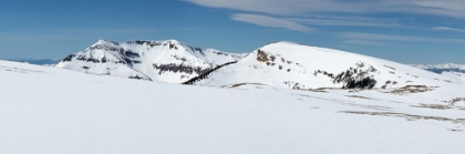 Picture of SPRING PANORAMA IN THE GALLATIN MOUNTAINS, YELLOWSTONE NATIONAL PARK