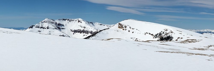 Picture of SPRING PANORAMA IN THE GALLATIN MOUNTAINS, YELLOWSTONE NATIONAL PARK