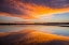 Picture of SUNRISE ON YELLOWSTONE LAKE, YELLOWSTONE NATIONAL PARK
