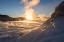 Picture of SUNRISE, MAMMOTH HOT SPRINGS, YELLOWSTONE NATIONAL PARK