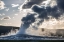 Picture of SUNSET ERUPTION OF OLD FAITHFUL, YELLOWSTONE NATIONAL PARK