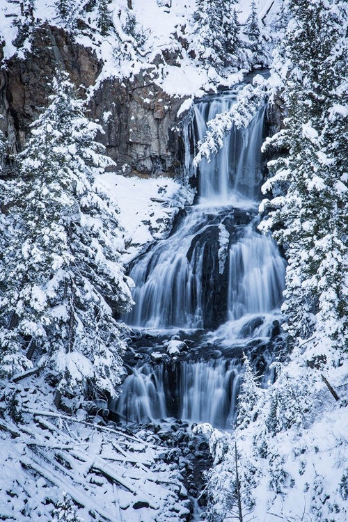 Picture of UNDINE FALLS, YELLOWSTONE NATIONAL PARK