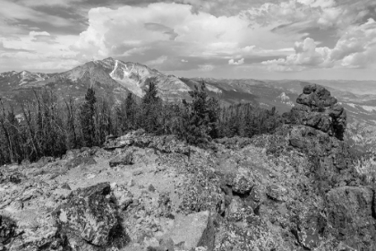 Picture of VIEW FROM SEPULCHER MOUNTAIN SUMMIT, YELLOWSTONE NATIONAL PARK