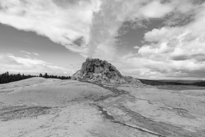 Picture of WHITE DOME GEYSER ERUPTION, YELLOWSTONE NATIONAL PARK