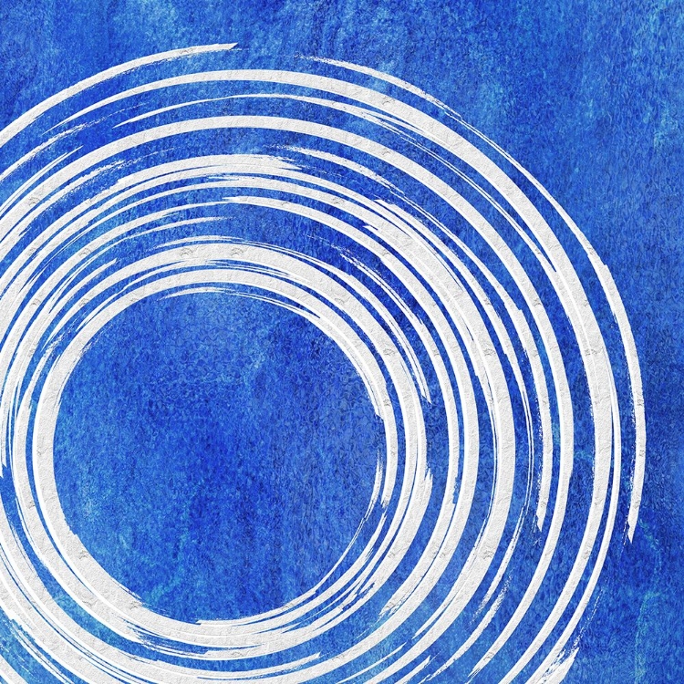 Picture of BLUE ARTSY CIRLCES TWO