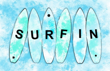 Picture of SURFIN CYAN