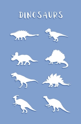 Picture of DINOSAURS BLUE
