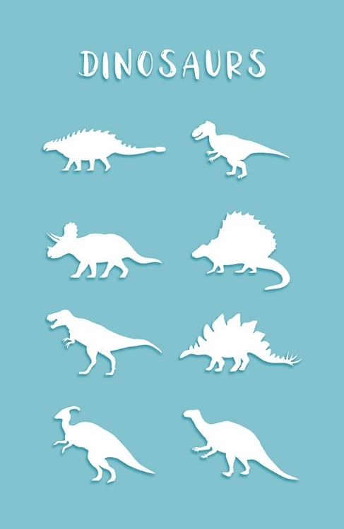 Picture of DINOSAURS CYAN