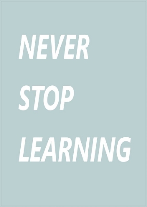Picture of NEVER STOP LEARNING