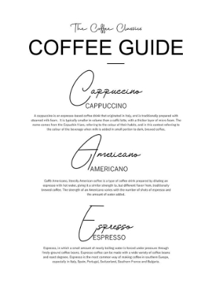 Picture of COFFEE GUIDE