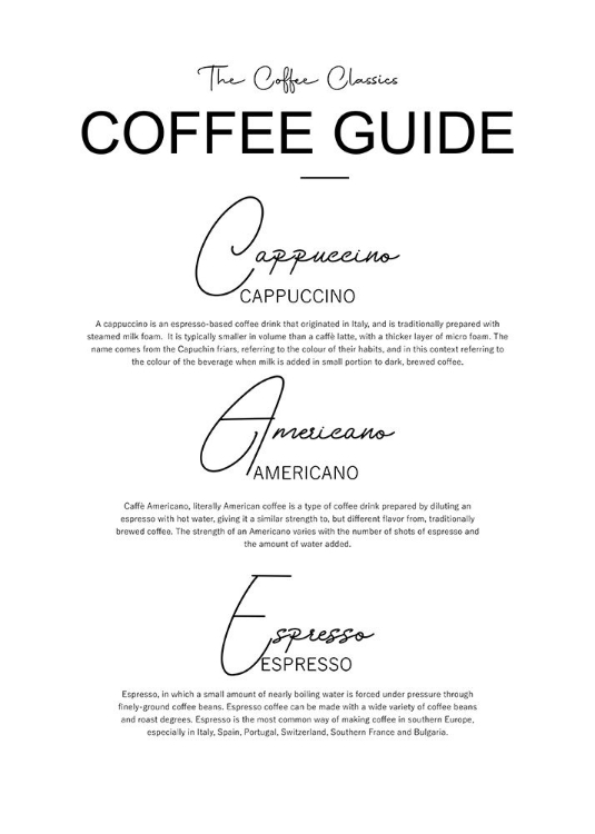 Picture of COFFEE GUIDE