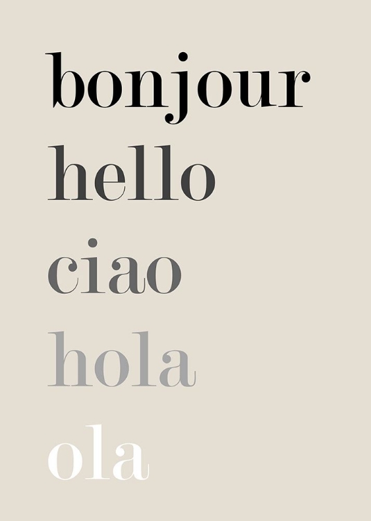 Picture of BONJOUR-HELLO