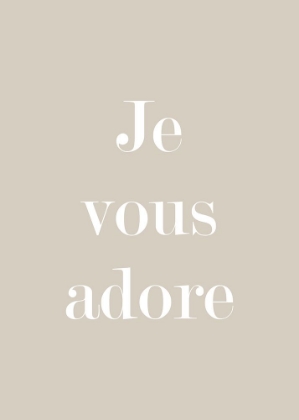 Picture of JE VOUS ADORE