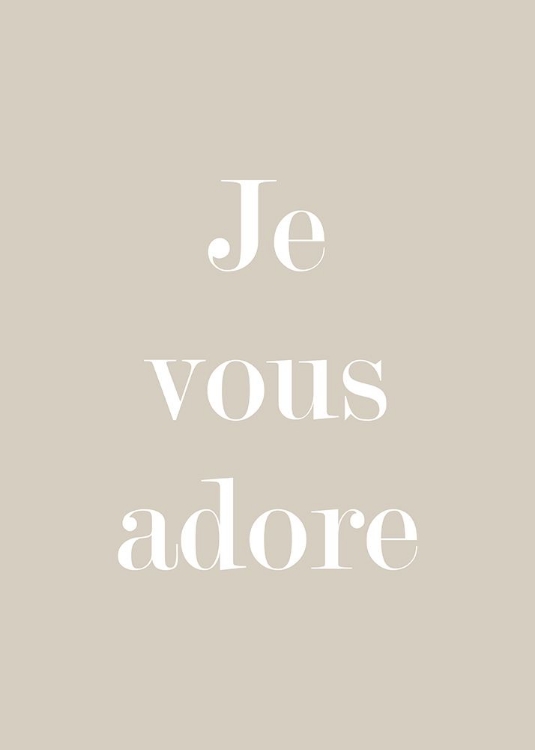 Picture of JE VOUS ADORE
