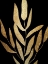 Picture of PLASTER LEAVES GOLD 2