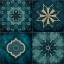 Picture of ELEGANT TEAL TILES
