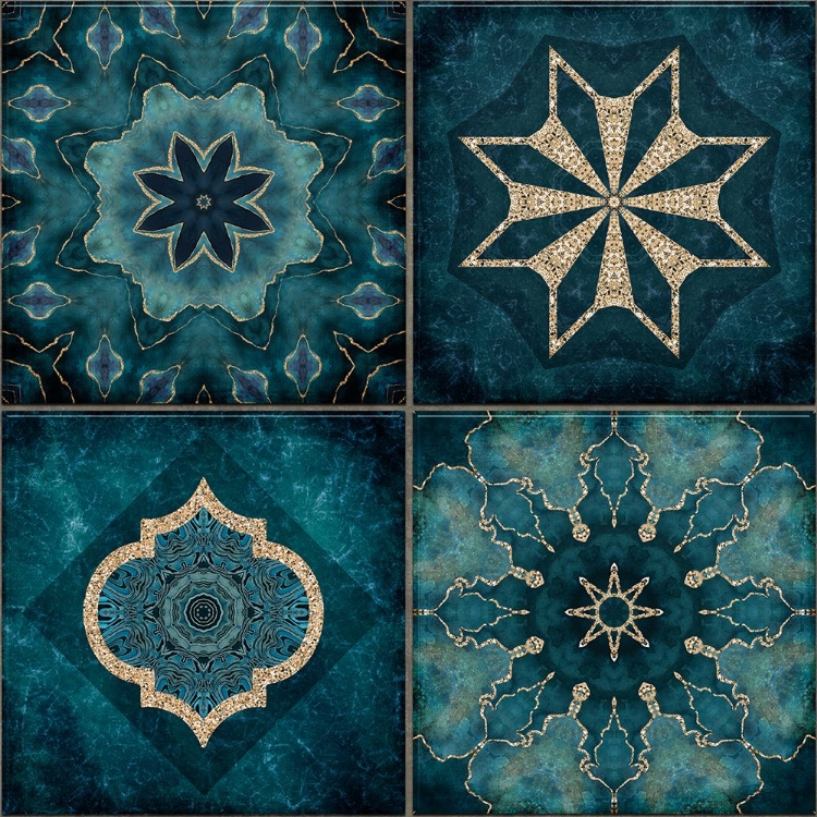 Picture of ELEGANT TEAL TILES