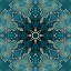 Picture of GOLD TEAL TILE I