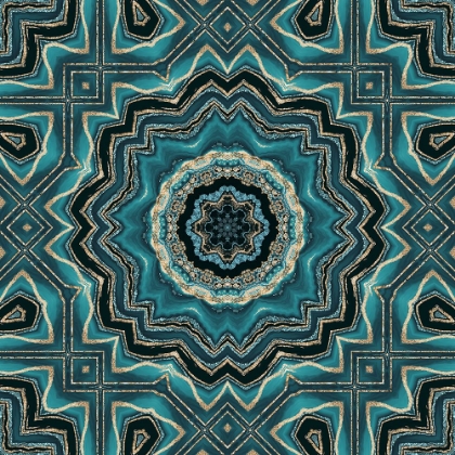 Picture of GOLD TEAL TILE III