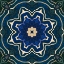 Picture of GOLD BLUE TILE