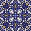 Picture of GOLD BLUE VINTAGE TILE I