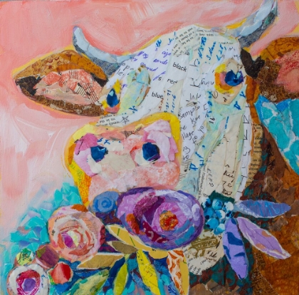 Picture of FLORAL COW