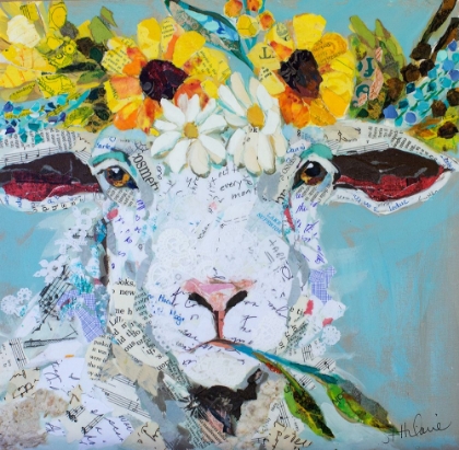 Picture of FLORAL SHEEP II