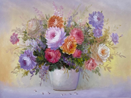 Picture of FLOWERS IN PURPLE COLORS I
