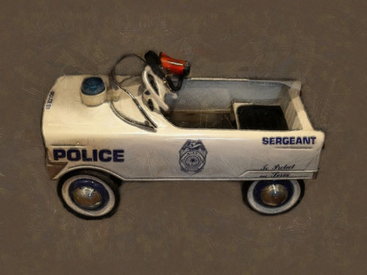 Picture of POLICE PEDAL CAR 