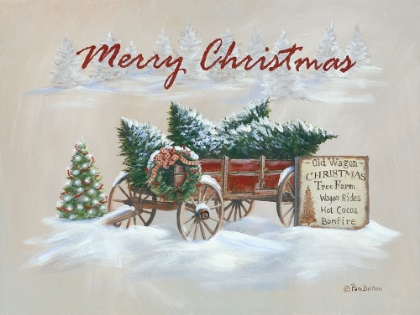 Picture of MERRY CHRISTMAS WAGON  