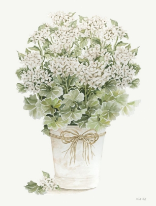Picture of WHITE GERANIUMS II