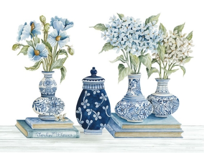 Picture of DELFT BLUE FLORAL I