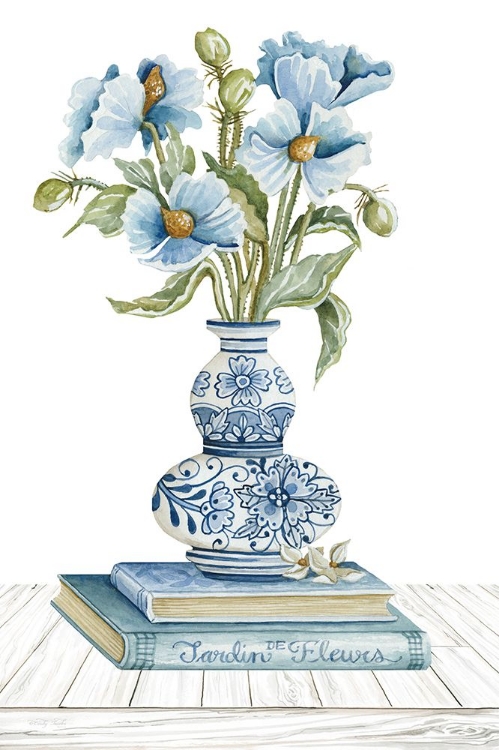 Picture of DELFT BLUE FLORAL II